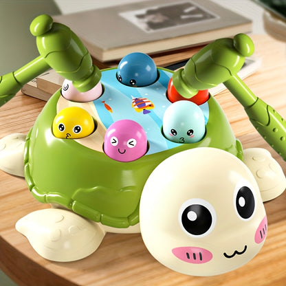 Interactive Turtle Hammer Game – 2-Player Educational Toy for Kids