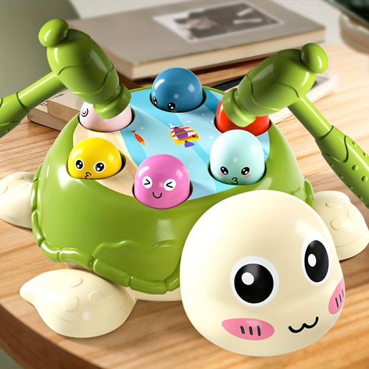 Interactive Turtle Hammer Game – 2-Player Educational Toy for Kids