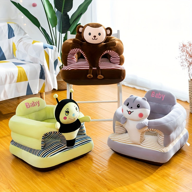 Baby Cartoon Sofa Chair – Thickened Support for Learning to Sit