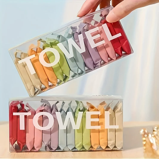 Compressed Towels (14pcs/7pcs) – Expandable, Disposable & Travel-Friendly